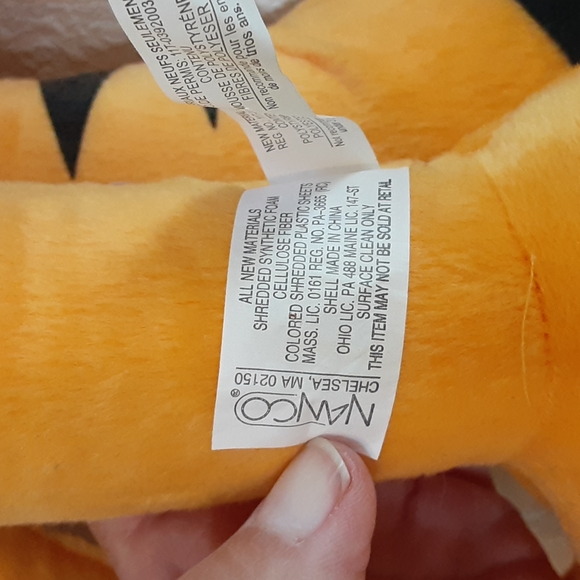Vintage 80's 90's Nanco Paws Inc RARE 20" Garfield Superhero Plush - Picture 3 of 5